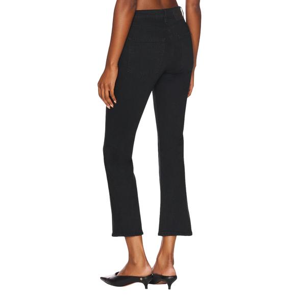 NEW GRLFRND erin high rise flare jeans in black - Picture 3 of 3